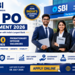 SBI PO Recruitment 2026 – Apply Online for 1500 Probationary Officer Vacancies