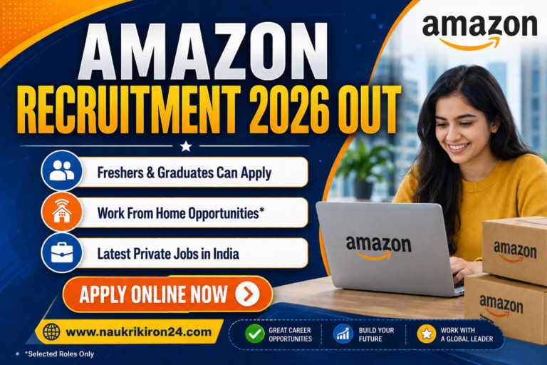 Amazon Recruitment 2026 Apply Online for Freshers and Graduates in India