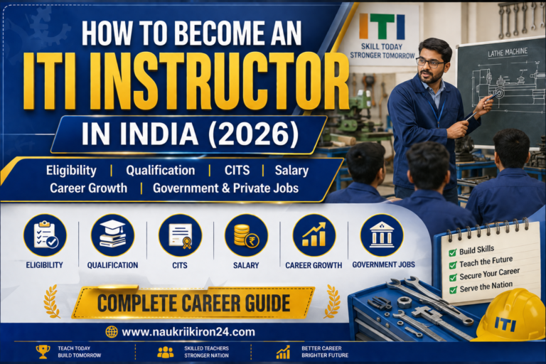 How to Become an ITI Instructor in India 2026 Complete Career Guide