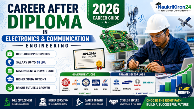 Career After Diploma in Electronics and Communication Engineering 2026 – Best Jobs, Salary, Government Jobs and Higher Study Options